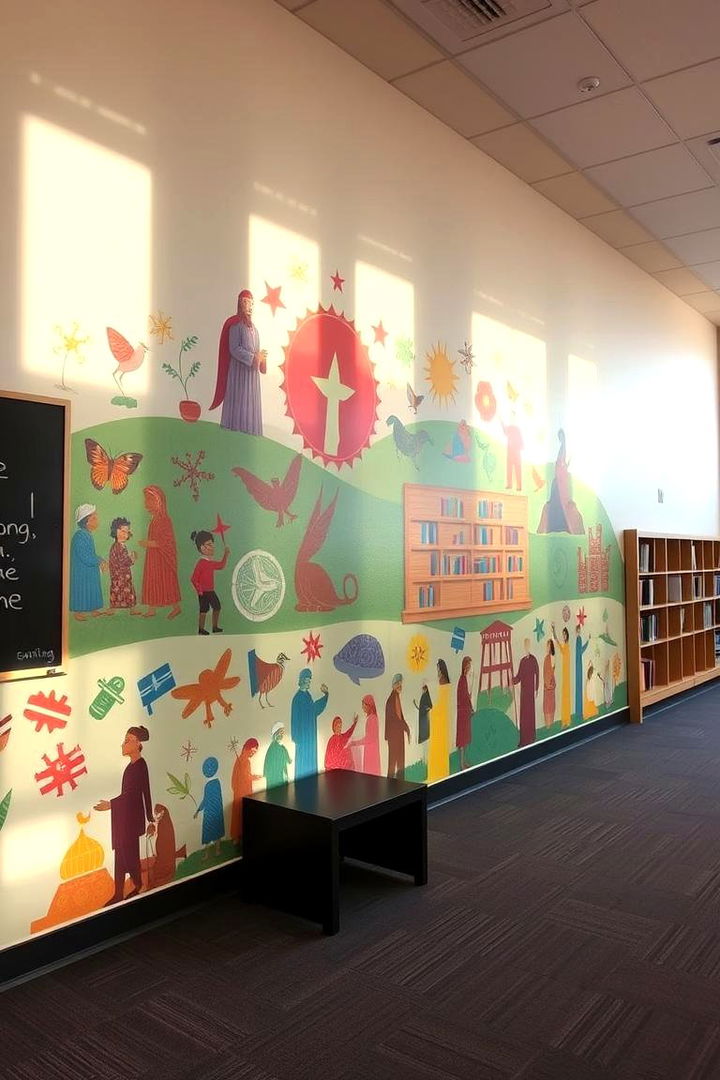Revitalizing Community Identity - Library Mural Ideas for a Stunning Home Reading Space
