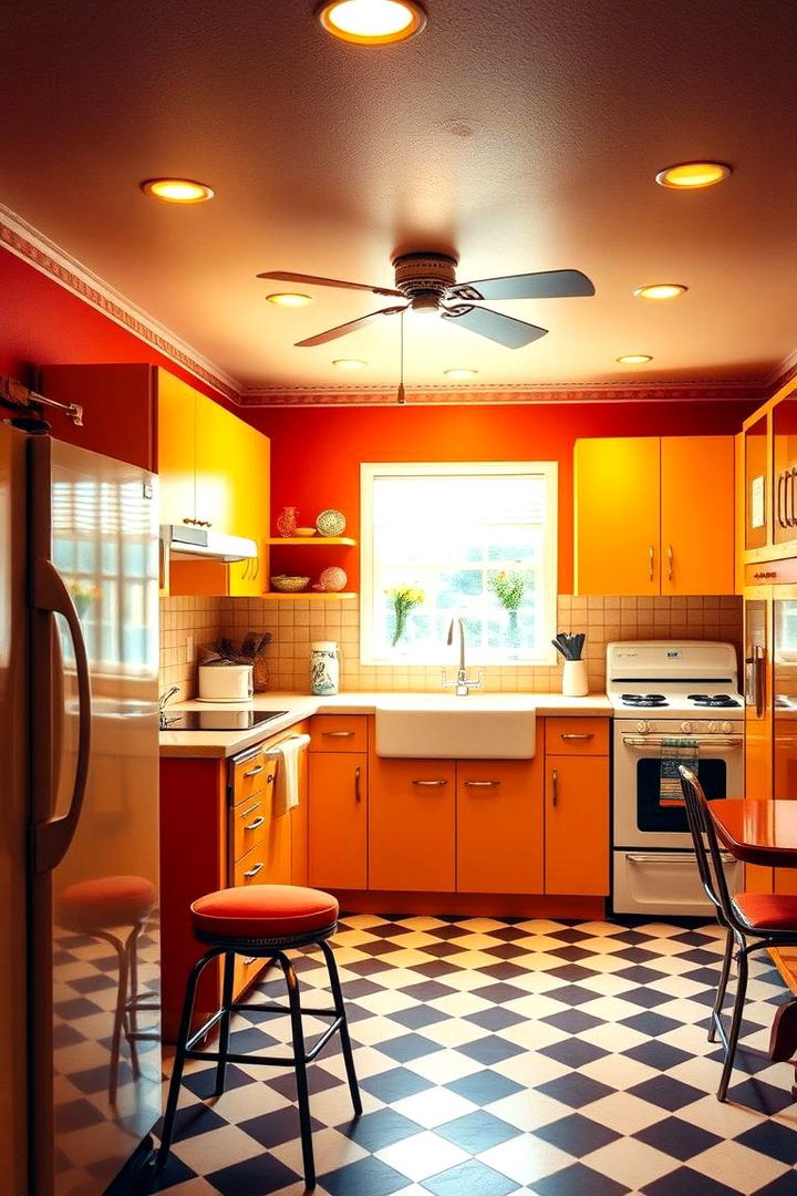 Reviving Retro Colors - Groovy 70s Kitchen Ideas for a Retro Remodel