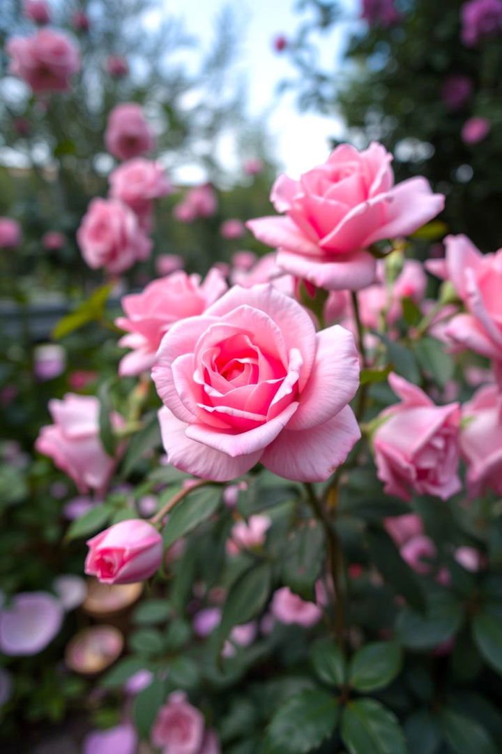 Rosy Centerpiece Blooms - Pink Garden Ideas to Create a Dreamy Floral Paradise