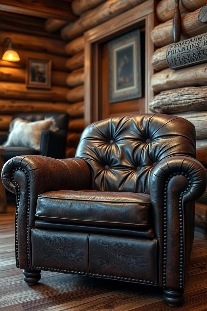 Rustic Leather Accents - Cowboy Room Decor Ideas for Western-Themed Spaces
