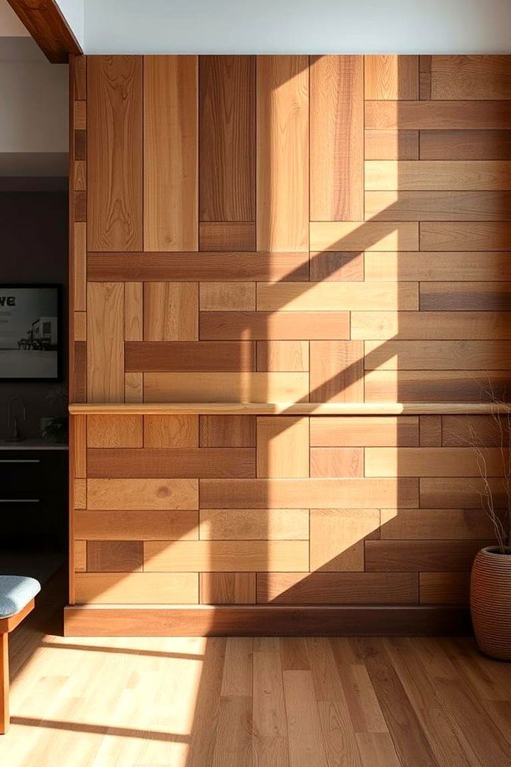 Rustic Reclaimed Wood Panels - Half Wall Paneling Ideas for Timeless Interiors