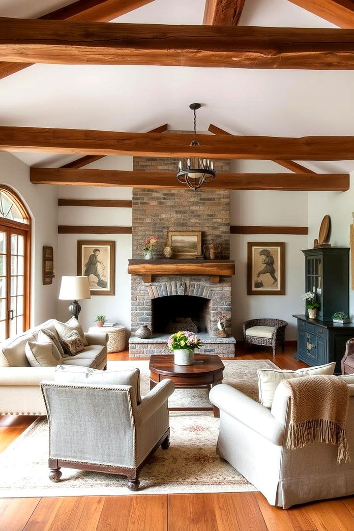Rustic Warmth Revival - Joanna Gaines-Inspired Living Room Ideas