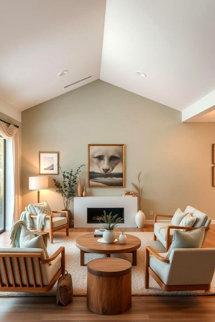 Sage Serenity Living Room Inspiration - Sage Green Paint Color Ideas for Versatile Home Decor