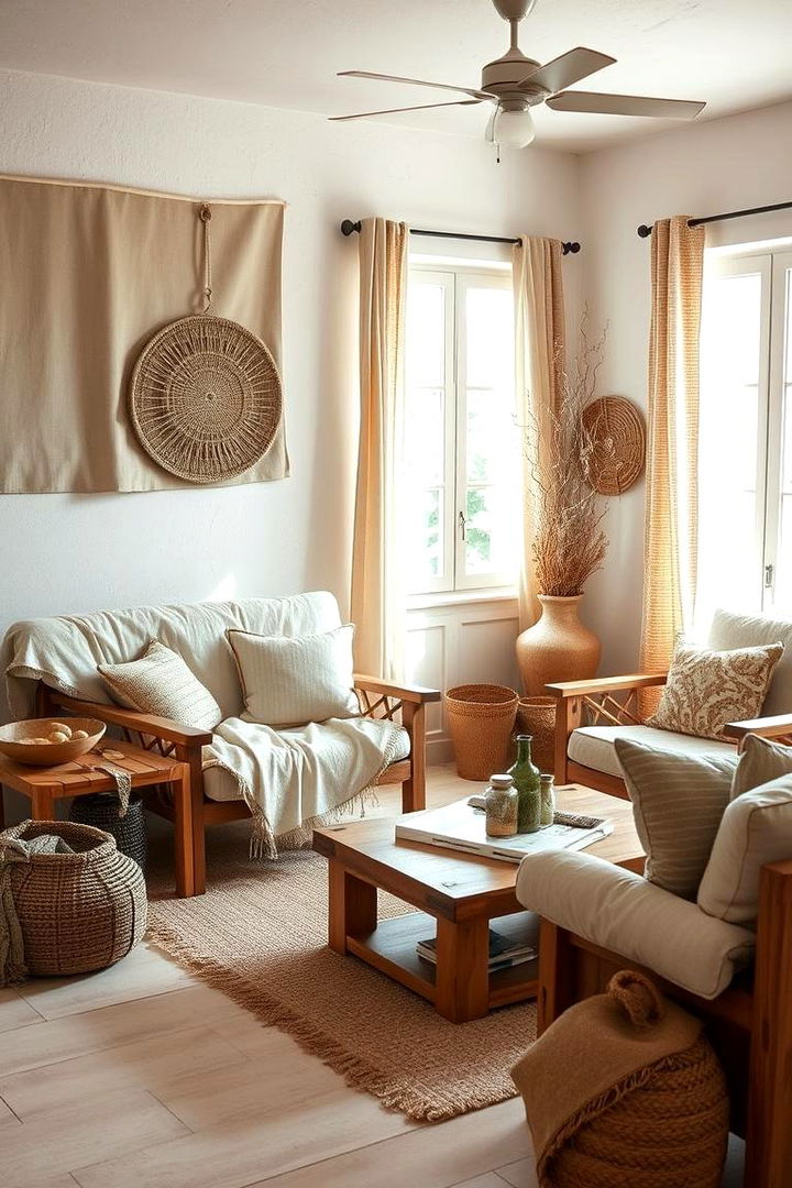 Sandy Neutrals and Earthy Accents - Desert Themed Room Ideas for a Warm, Earthy Vibe