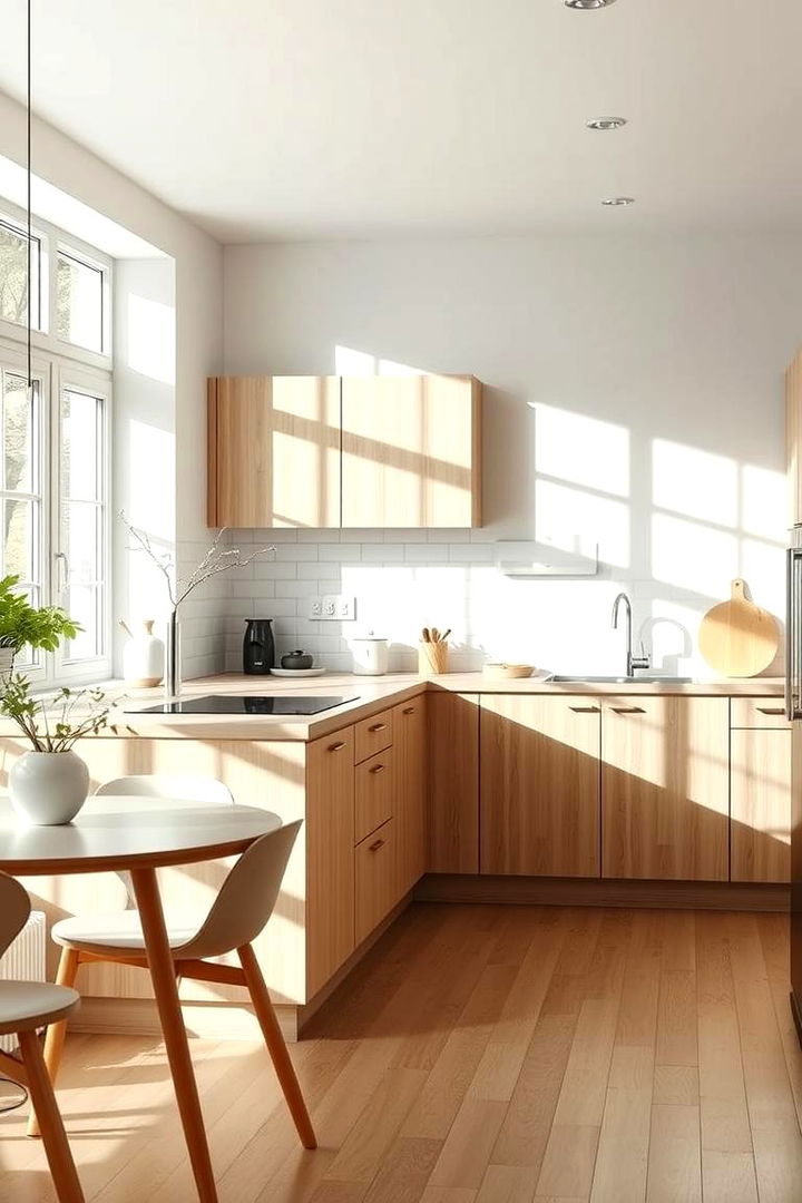 Scandinavian Simplicity - Bright Kitchens With Light Wood Cabinets: Modern Looks