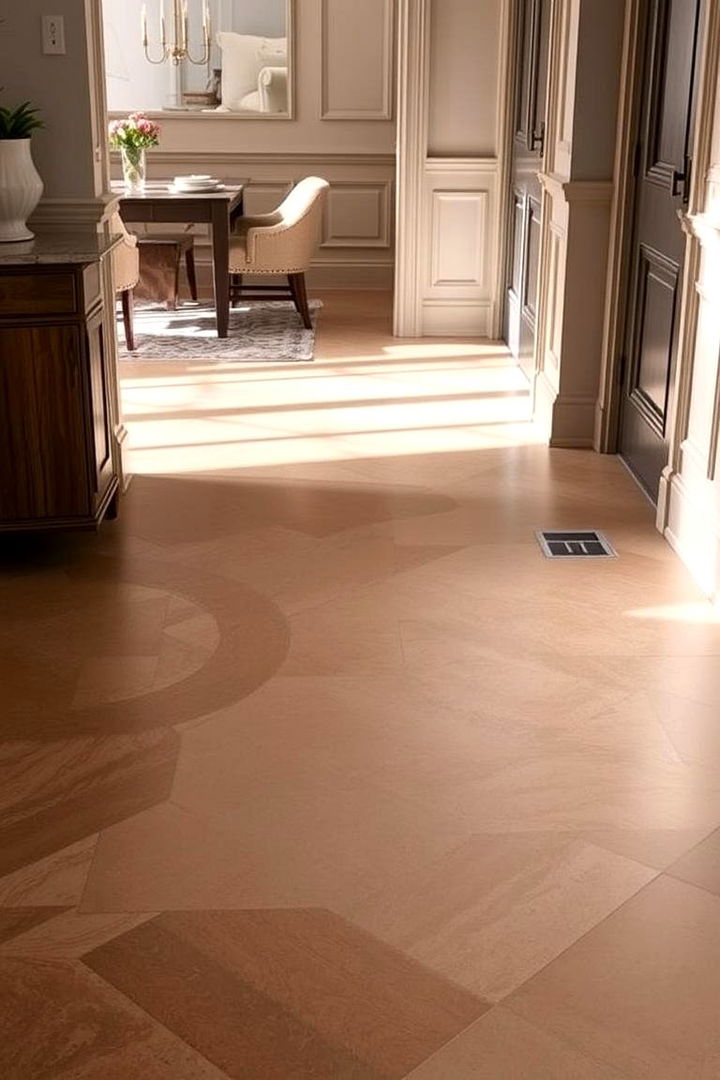 Seamless Color Blending - Floor Transition Ideas for Seamless Room Design