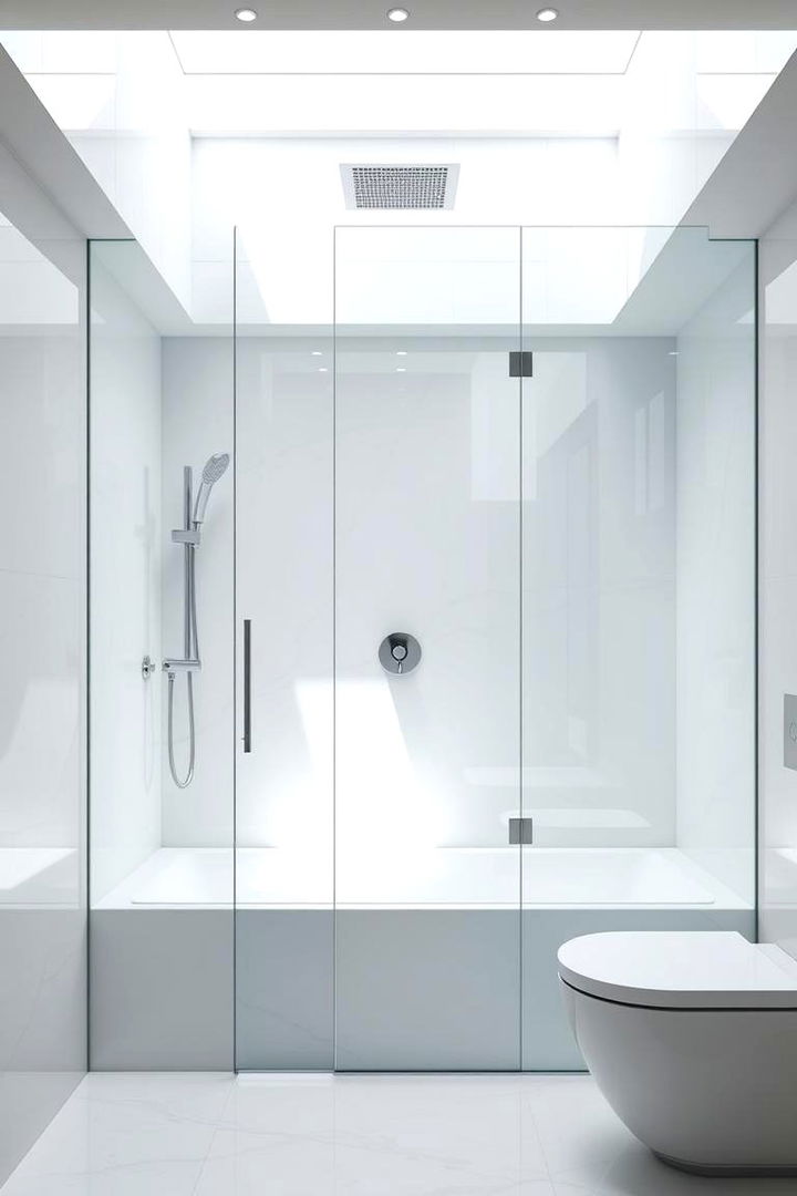 Seamless Glass Enclosure - Functional Wet Room Design & Layout Ideas