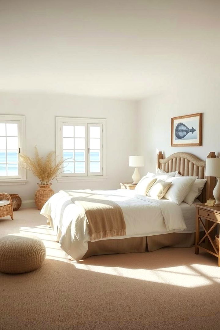 Serene Coastal Retreat - Beach Themed Bedroom Ideas for Coastal Escape Vibes