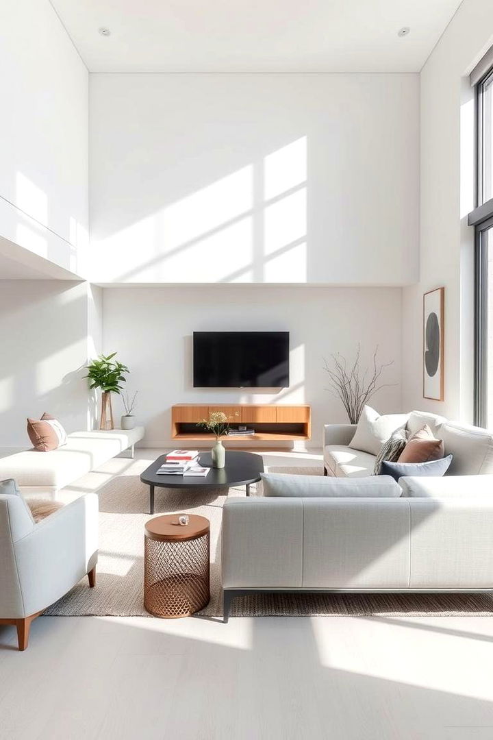 Serene Minimalism - Neutral Living Room Ideas for Timeless Elegance