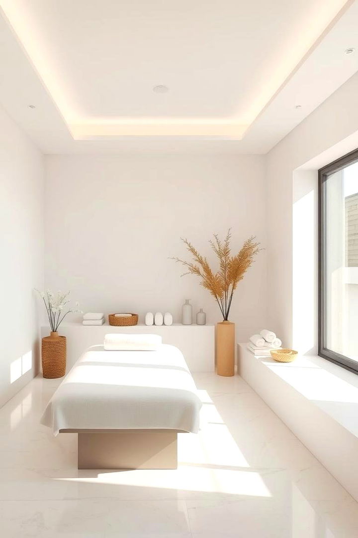 Serene Minimalist Spa Aesthetic - Serene Spa Decor Ideas for Relaxing Bathroom Retreats