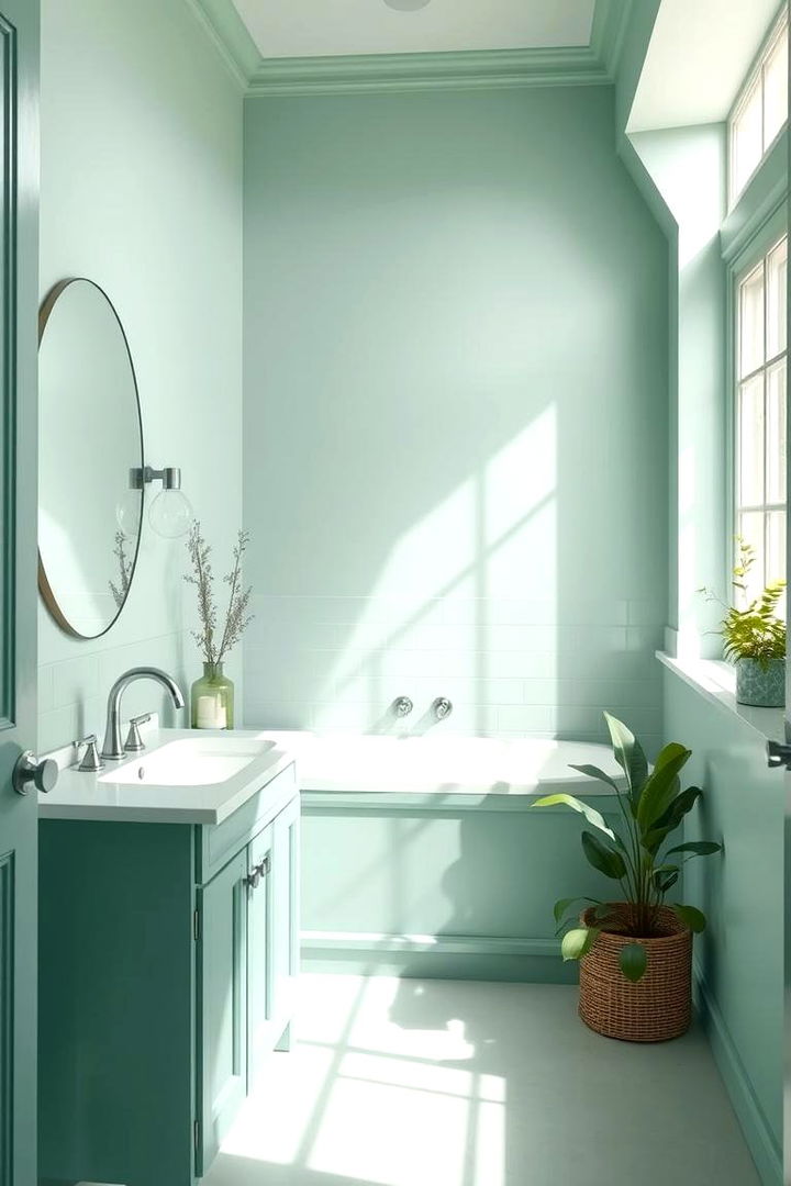 Serene Mint Retreat - Mint Green Bathroom Ideas for a Serene, Spa-Inspired Space