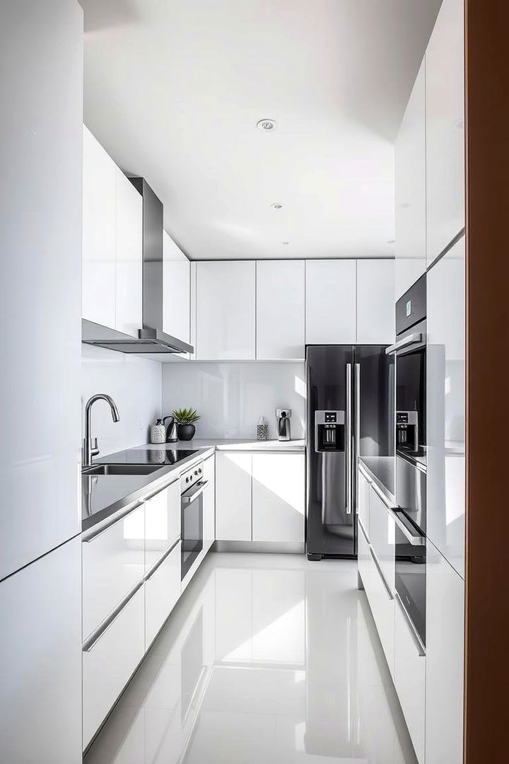 Sleek Modern Design - Modern Kitchens With Black Appliances: Bold Contrast Ideas