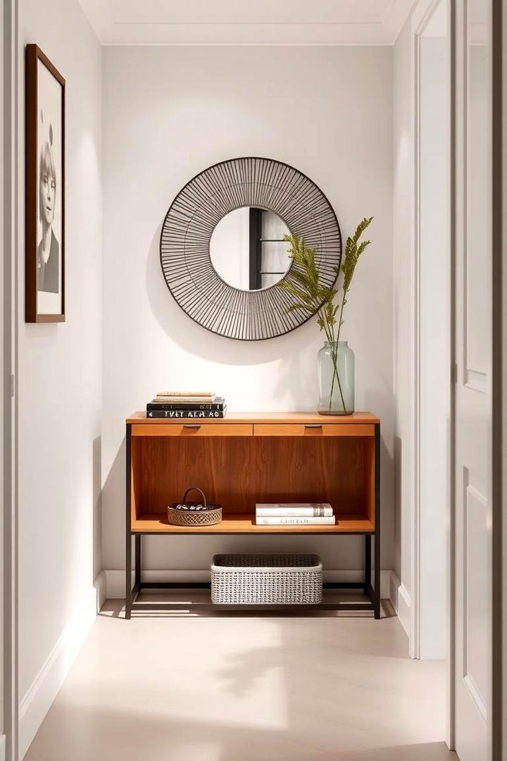Slim Console Table Storage - Hallway Storage Solutions for Organized Entryways
