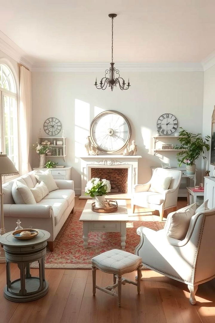 Soft Hues and Distressed Appeal - Shabby-Chic Living Room Ideas for Vintage-Inspired Spaces