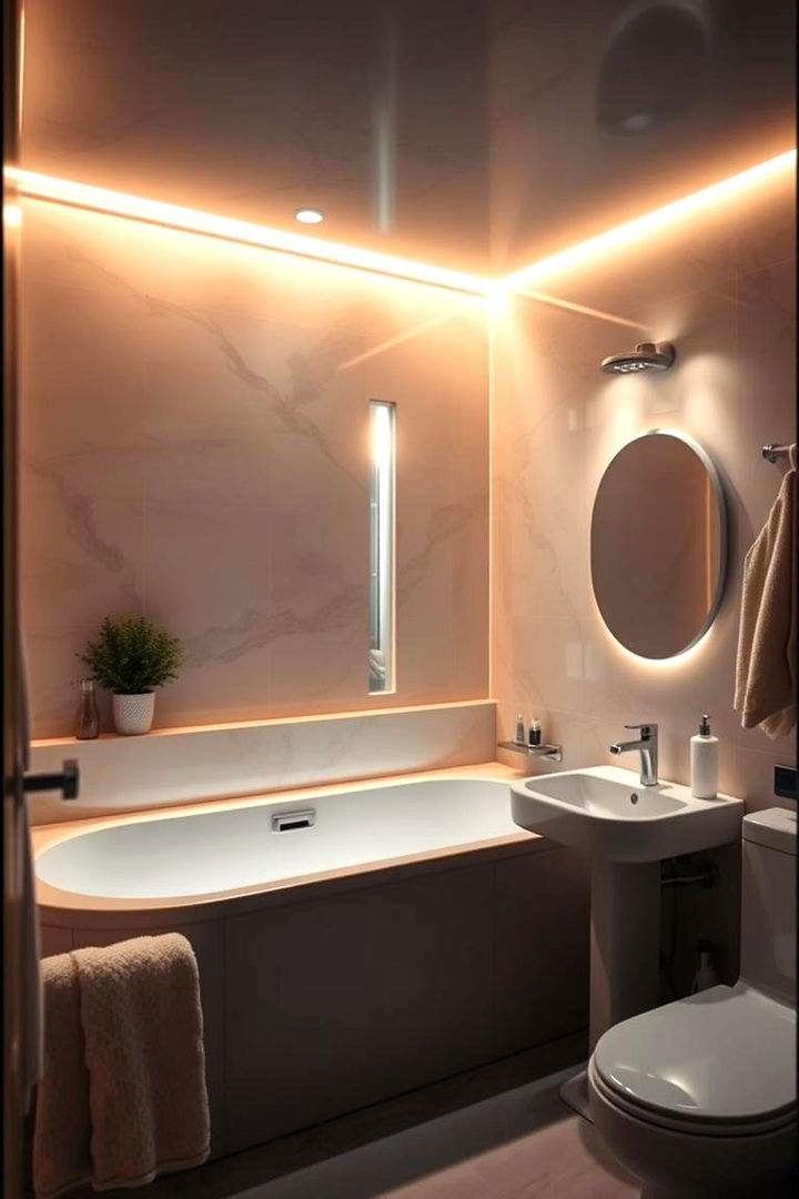Soft Lighting Ambience - Romantic Bathroom Ideas for a Serene Retreat