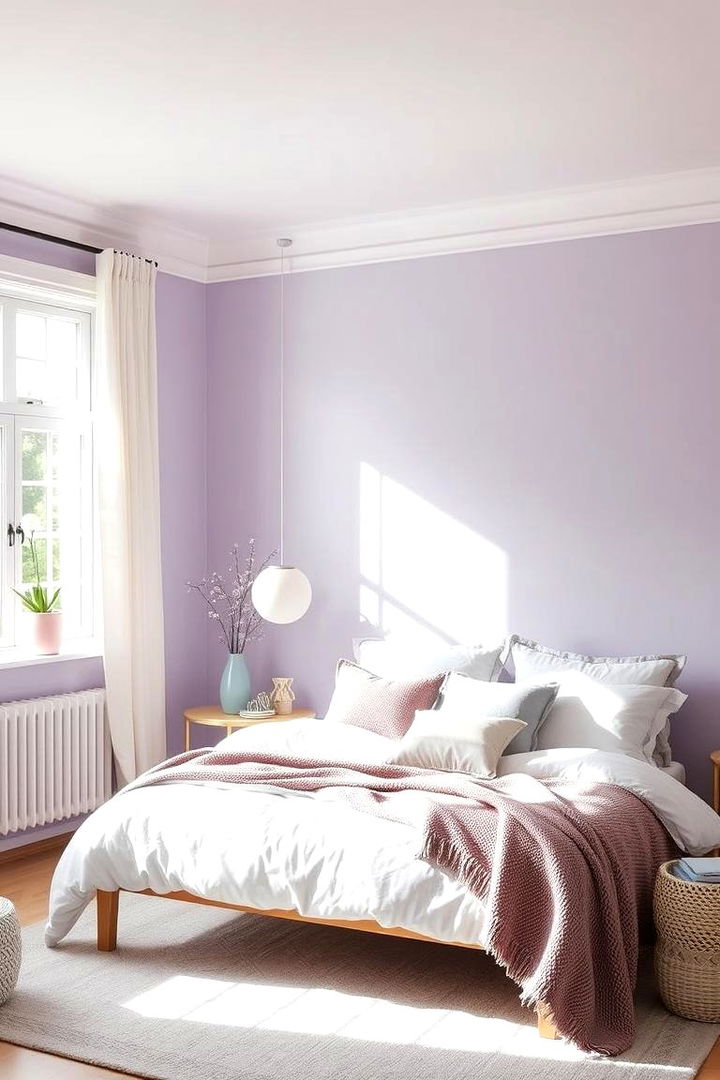 Soft Lilac Walls - Lilac Bedroom Ideas for a Soft and Dreamy Atmosphere