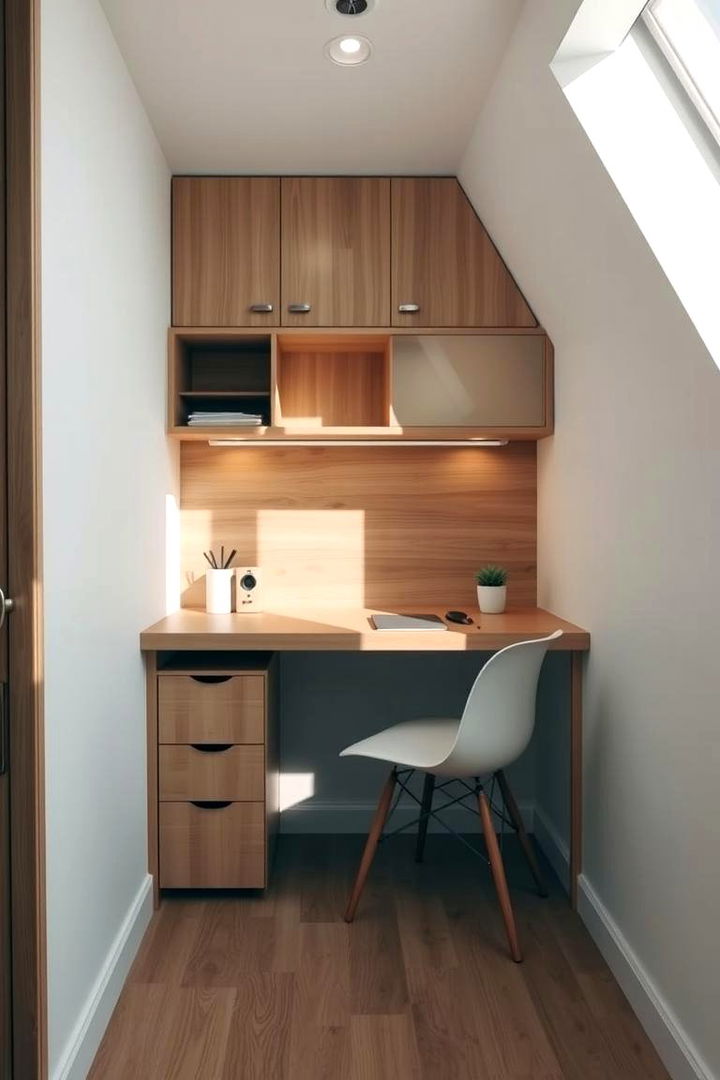 Space Saving Built in Desk Configurations - Space-Saving Built-In Desk Ideas for Modern Homes