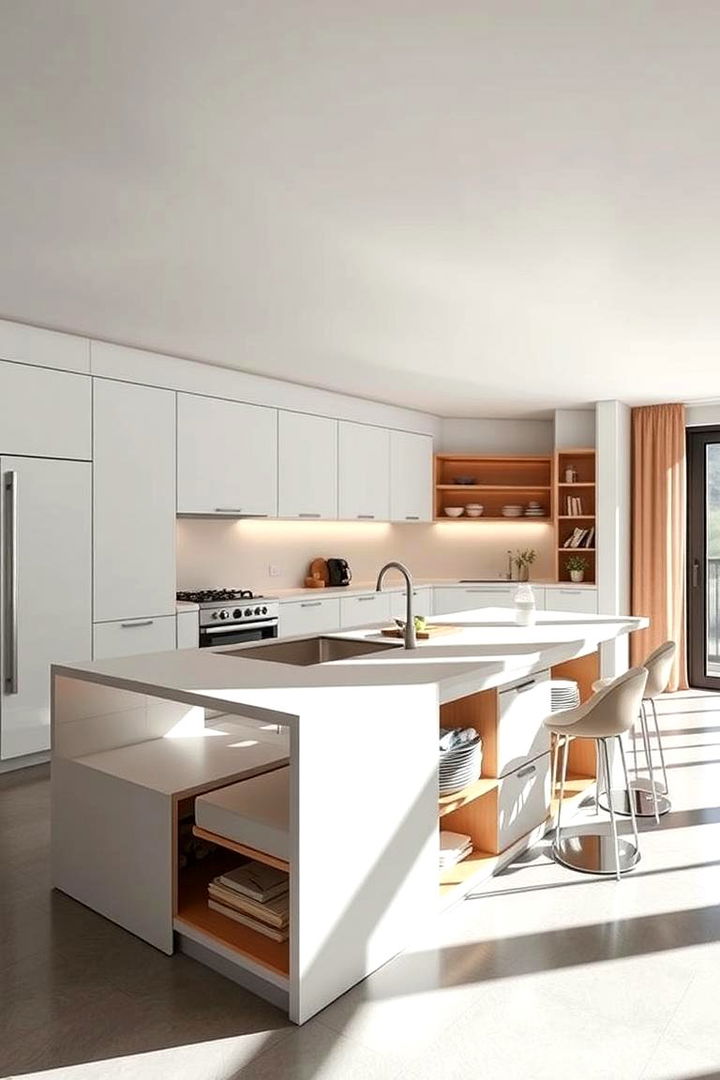 Space Saving Convertible Design - Functional Kitchen Peninsula Ideas for Efficient Layouts