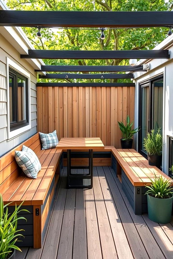 Space Saving Deck Design - Mobile Home Deck Building Ideas for Functional Outdoor Spaces