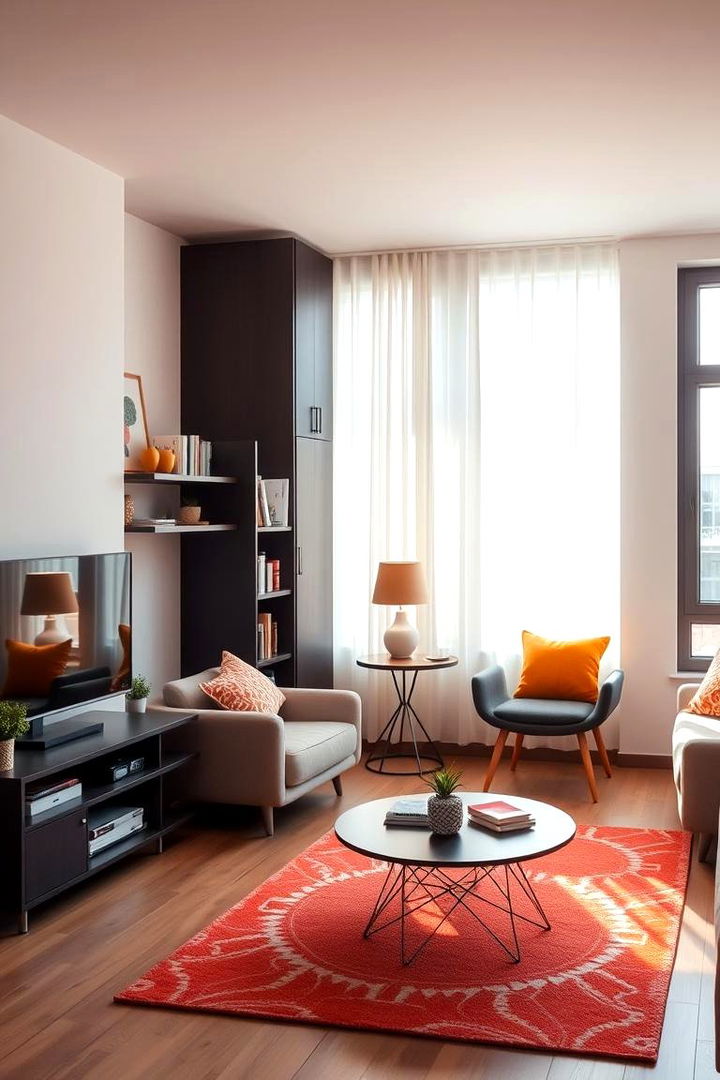 Space Saving Multifunction Furniture - Budget Apartment Living Room Ideas for Small Spaces