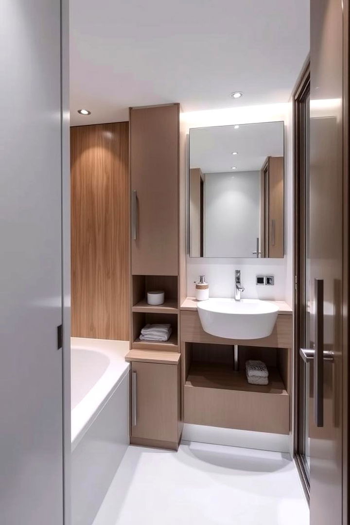 Space Saving Vanities - Space-Saving Master Bathroom Ideas for Compact Homes