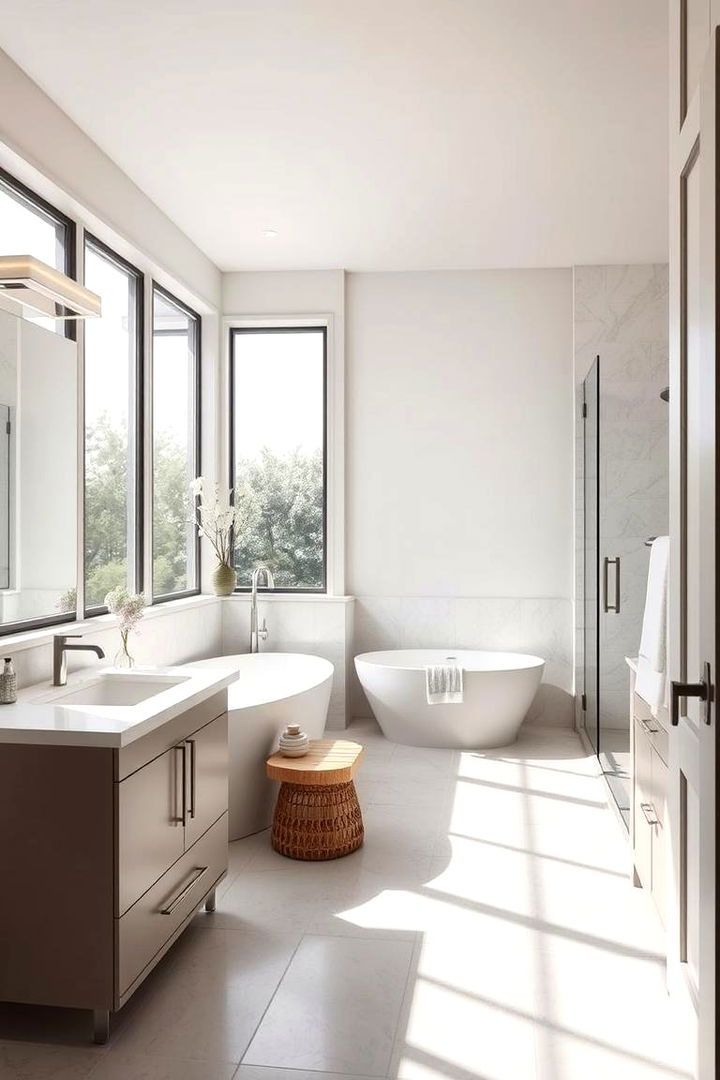 Spacious Family Retreat - Family Bathroom Ideas for Functional, Shared Spaces