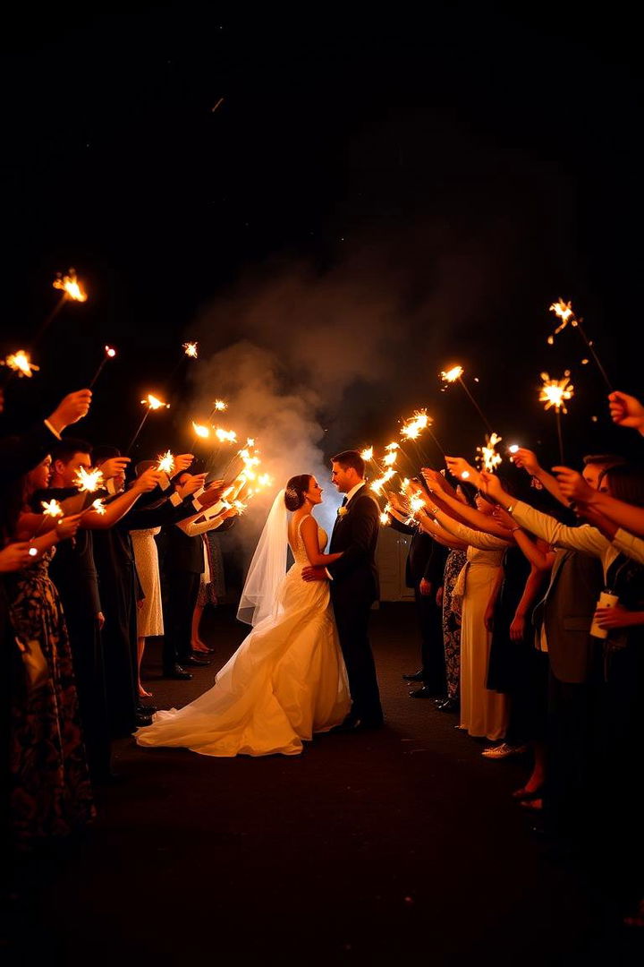 Sparkler Send off - Creative Wedding Send-Off Ideas for a Magical Exit