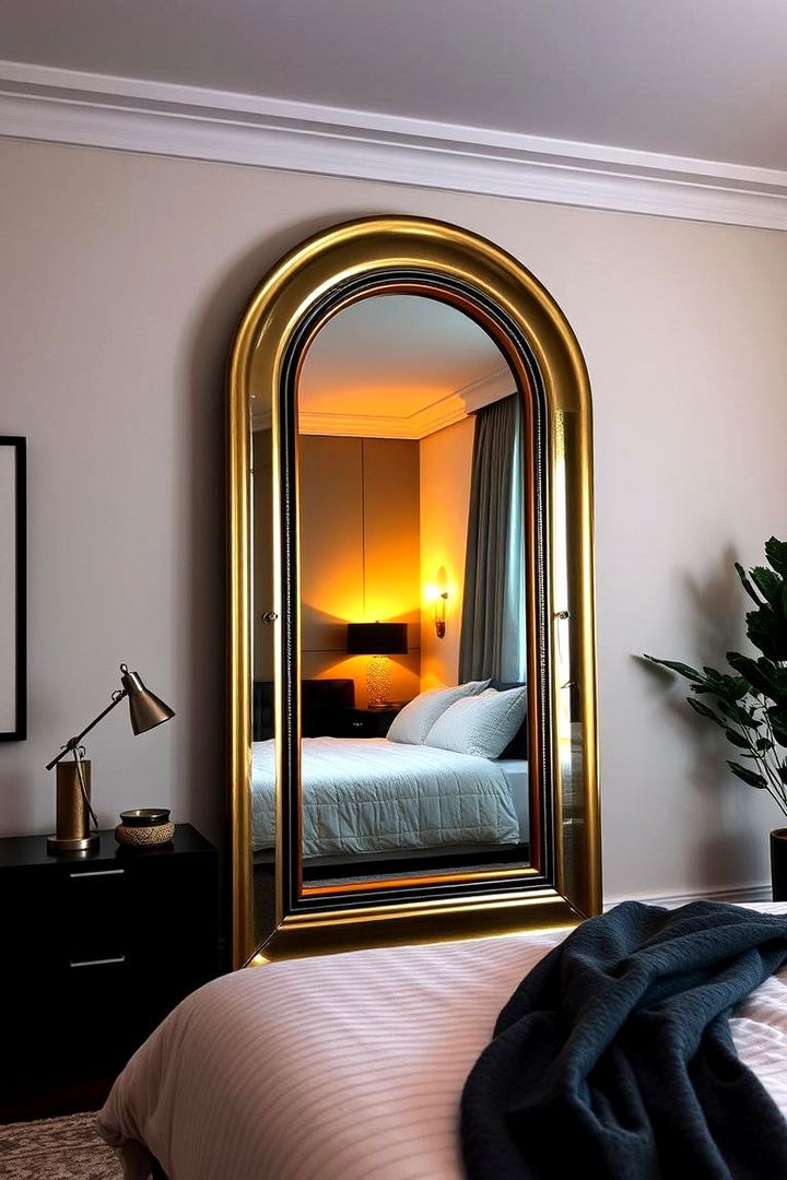 Statement Mirror - Stunning Bedroom Mirror Ideas to Brighten Your Space