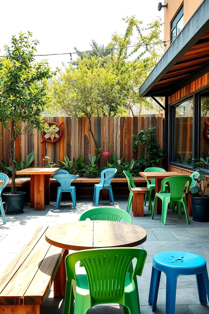 Sustainable Outdoor Seating Solutions - Stylish Outdoor Furniture Ideas for Cozy Living Areas