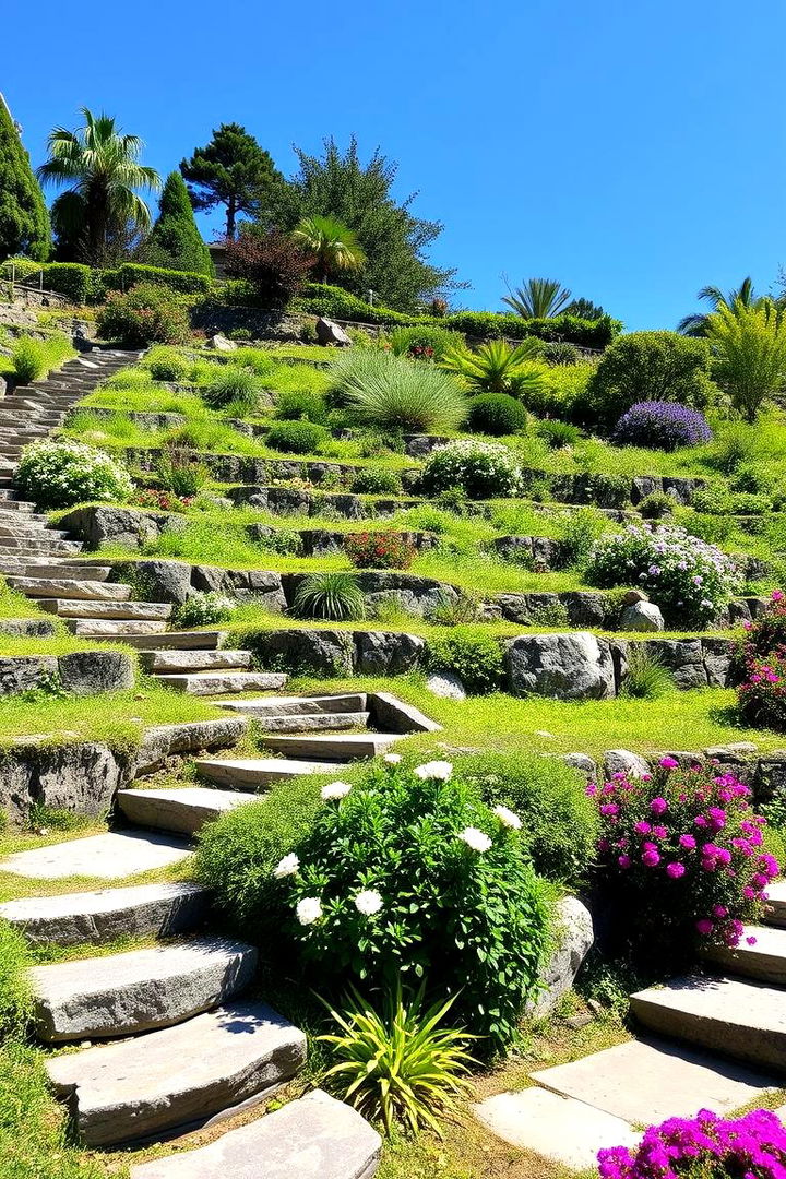 Terraced Garden Design - Hillside Landscaping Ideas for Beautiful Sloped Gardens