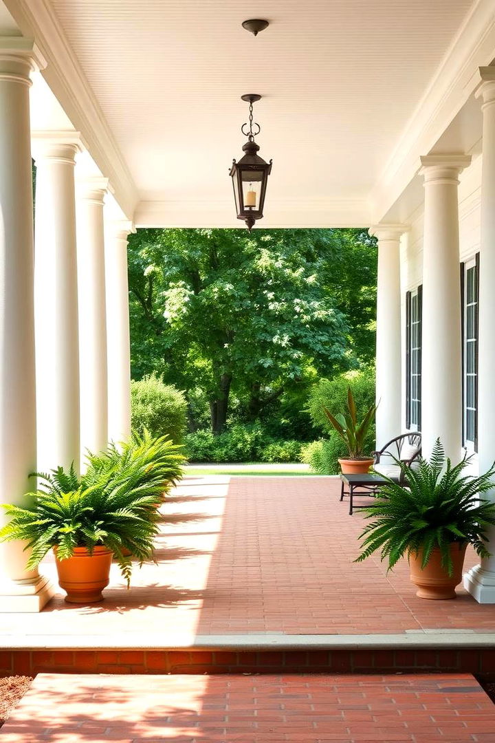 Timeless Classic White Columns - Colonial Front Porch Designs: Classic Curb Appeal Ideas