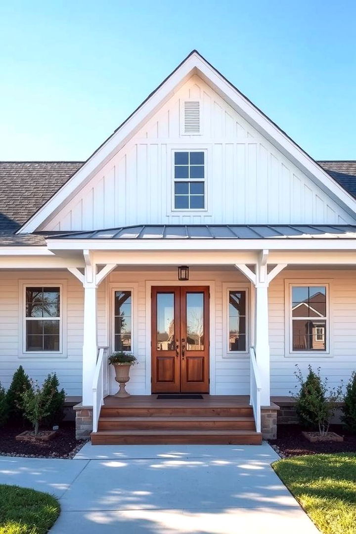 Timeless Design Appeal - Modern Farmhouse Exterior Ideas for Curb Appeal