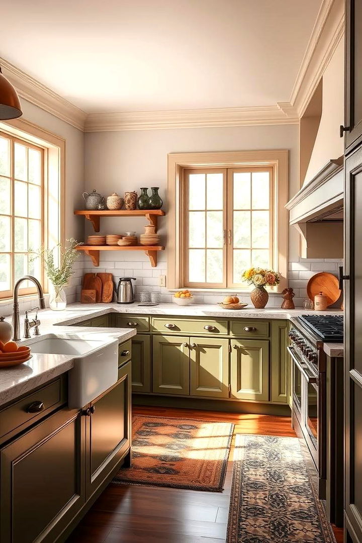 Timeless Olive Elegance - Olive Green Kitchen Ideas for Timeless Elegance