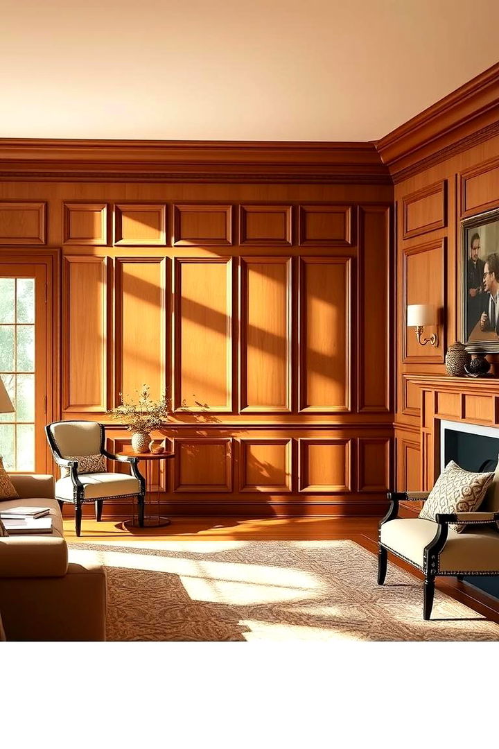 Timeless Raised Panel Wainscoting - Elegant Living Room Wainscoting Design Concepts