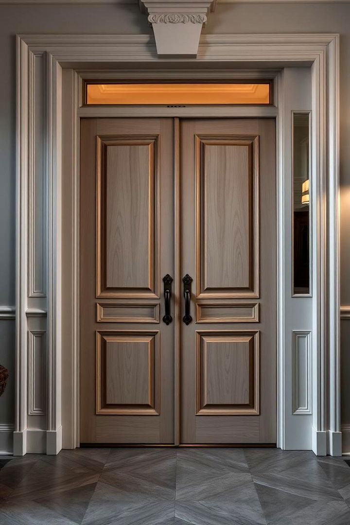 Timeless Symmetry - Inspiring Double Front Door Ideas for Curb Appeal