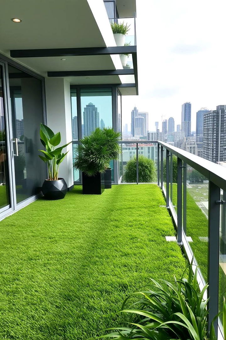 Transformative Appeal of Artificial Grass - Artificial Grass Balcony Designs for Urban Greenery