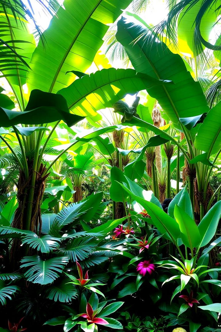 Tropical Shade Oasis - Shady Garden Ideas to Thrive in Low-Light Areas