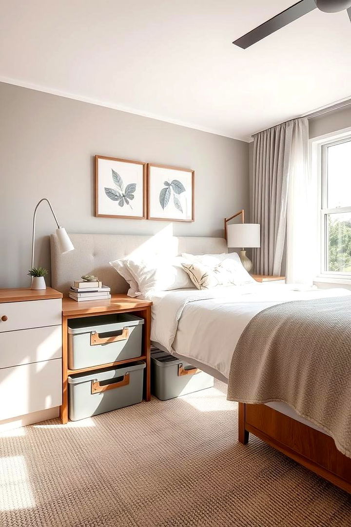 Under Bed Storage Bins - Smart Bedroom Storage Ideas for Clutter-Free Spaces
