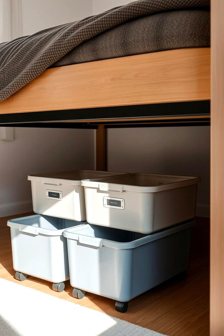 Under bed Storage Bins - Blanket Storage Solutions for Organized & Clutter-Free Homes