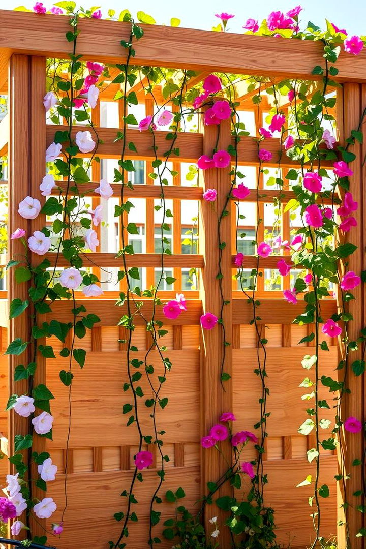 Vertical Garden Trellis Delight - Garden Trellis Ideas: Vertical & Climbing Plant Designs