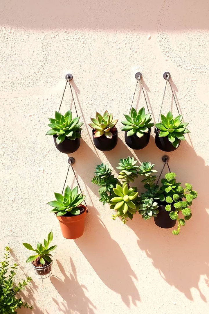 Vertical Succulent Displays - Succulent Garden Ideas for Easy-Care Greenery