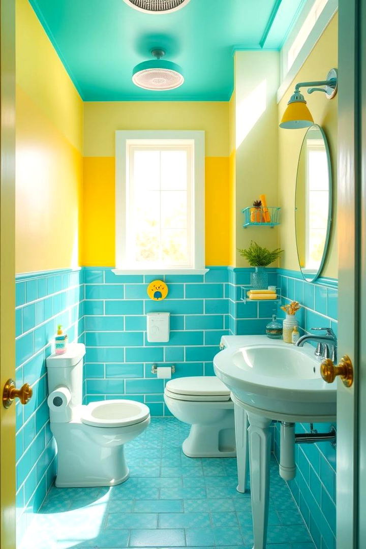 Vibrant Color Schemes for Energy and Fun - Fun Kids Bathroom Ideas for a Playful and Practical Space