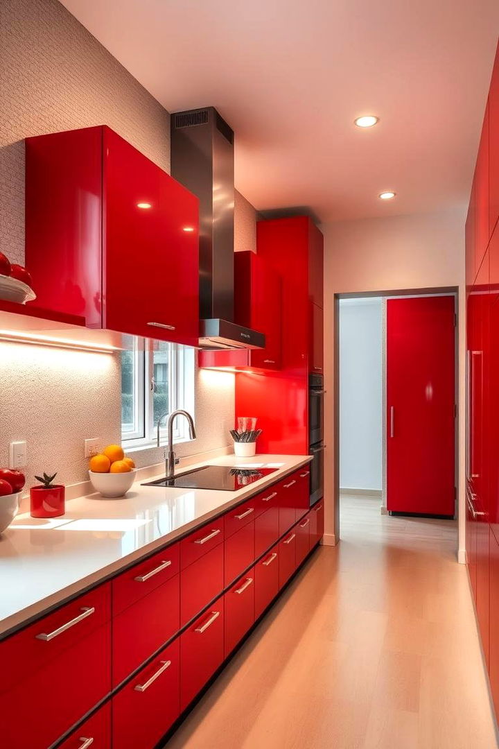 Vibrant Red Accents - Colorful Kitchen Ideas to Brighten Your Cooking Space