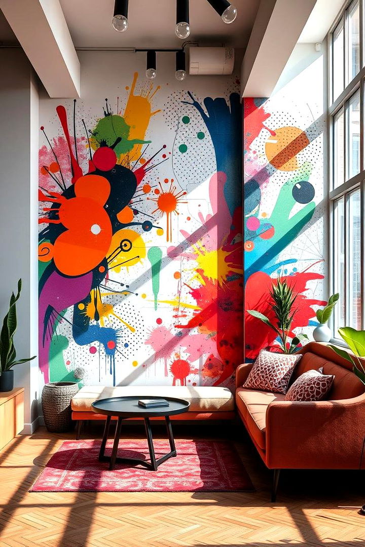 Vibrant Wall Art Accents - Colorful Bedroom Designs: Bright & Creative Space Ideas