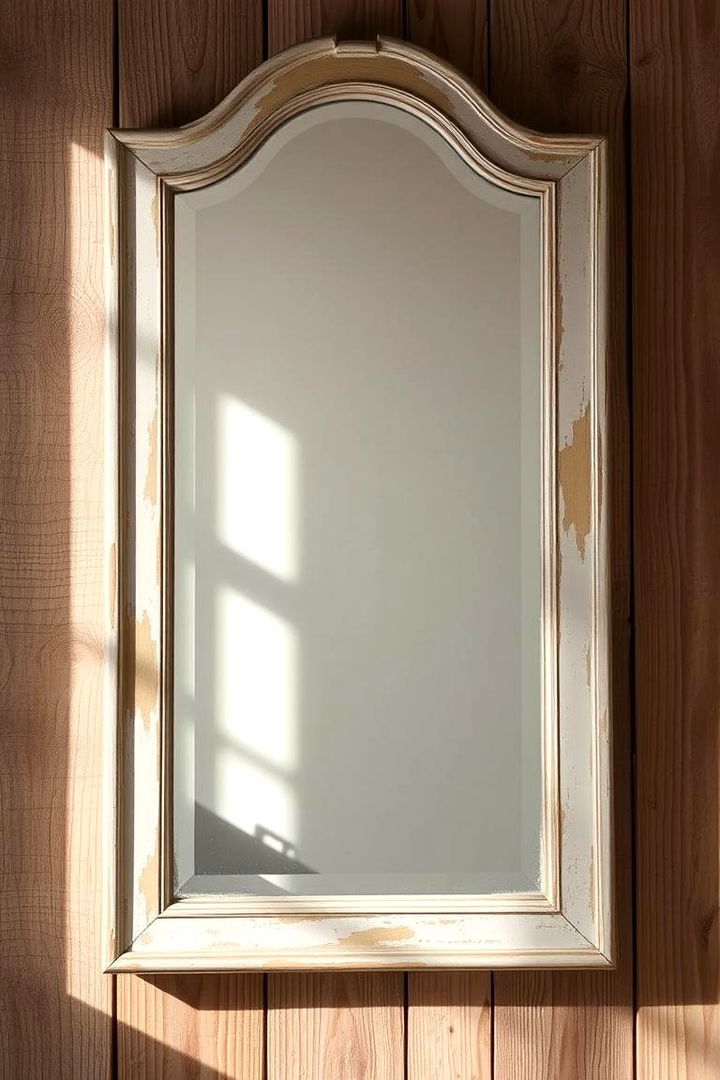 Vintage Distressed Mirrors - Farmhouse Bathroom Mirror Ideas for Vintage-Inspired Spaces