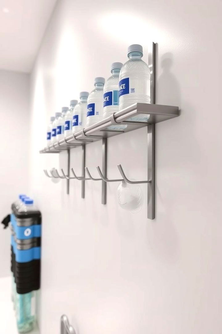 Wall Mounted Bottle Racks - Smart Water Bottle Storage Solutions for Small Spaces