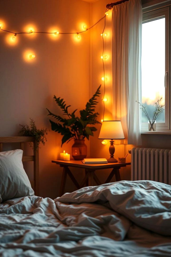 Warm Ambient Glow - Bedroom Lighting Ideas for Ambiance & Functionality