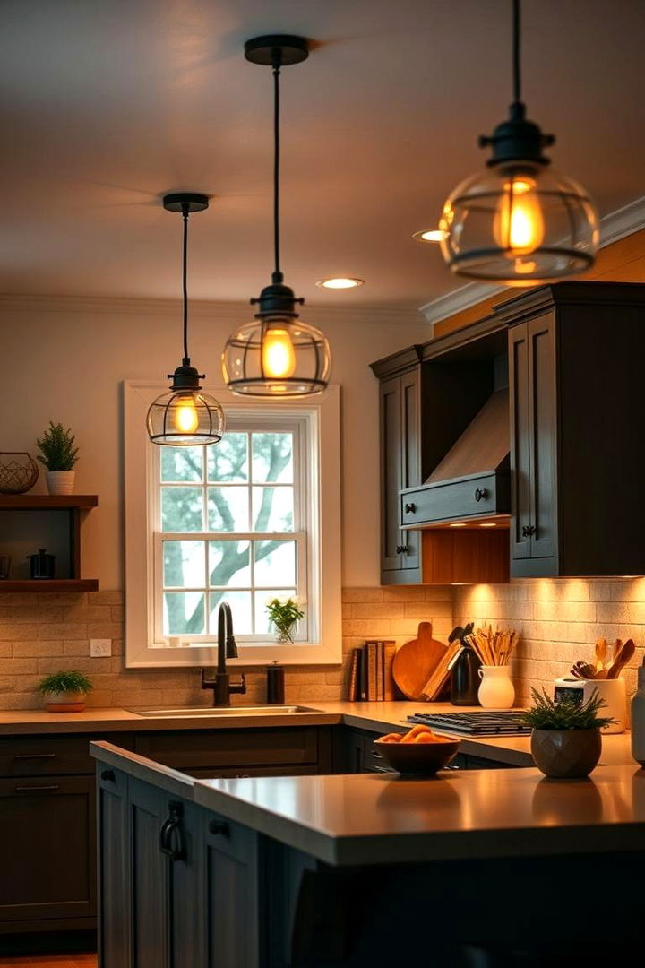 Warm Lighting Ambiance - Cozy Kitchen Ideas for Comfortable & Charming Cooking