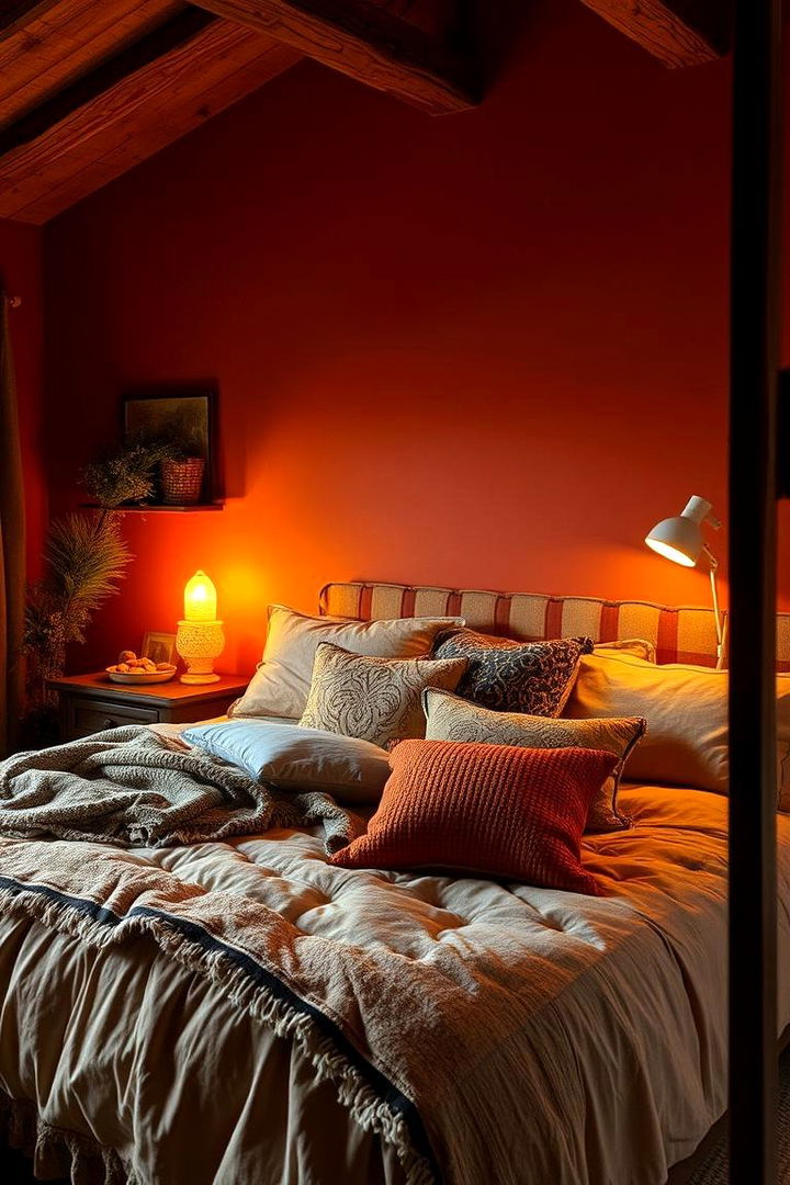 Warm Rust Hues - Rust Bedroom Ideas for Earthy and Modern Interior Designs