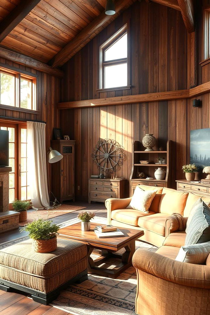 Warm Rustic Wood Elements - Farmhouse Decor Ideas to Add Rustic Charm to Any Room